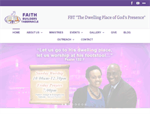 Tablet Screenshot of faithbuilderstabernacle.com